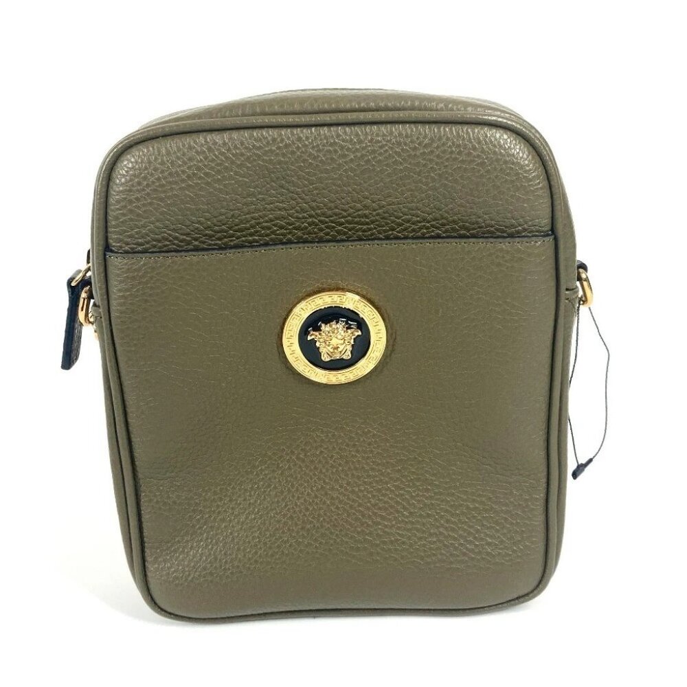 VERSACE medusa logo Crossbody Pochette bag Shoulder Bag Unused